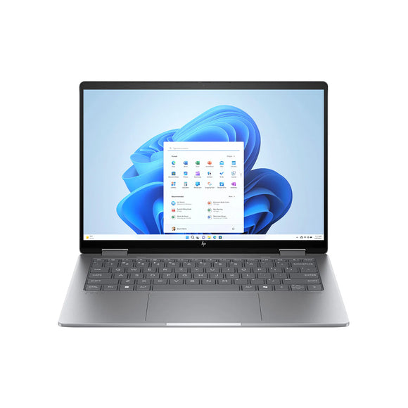 HP Envy x360 Laptop 14-fc0065TU | Ultra 7-155U | 16GB LPDDR5 on-board |  512GB PCIe Value | Intel Integrated Graphics | 14.0 Antiglare | W11 HOME | Meteor Silver |  WARR 2-2-2/ MS Office Home  & Student Preinstalled 2021